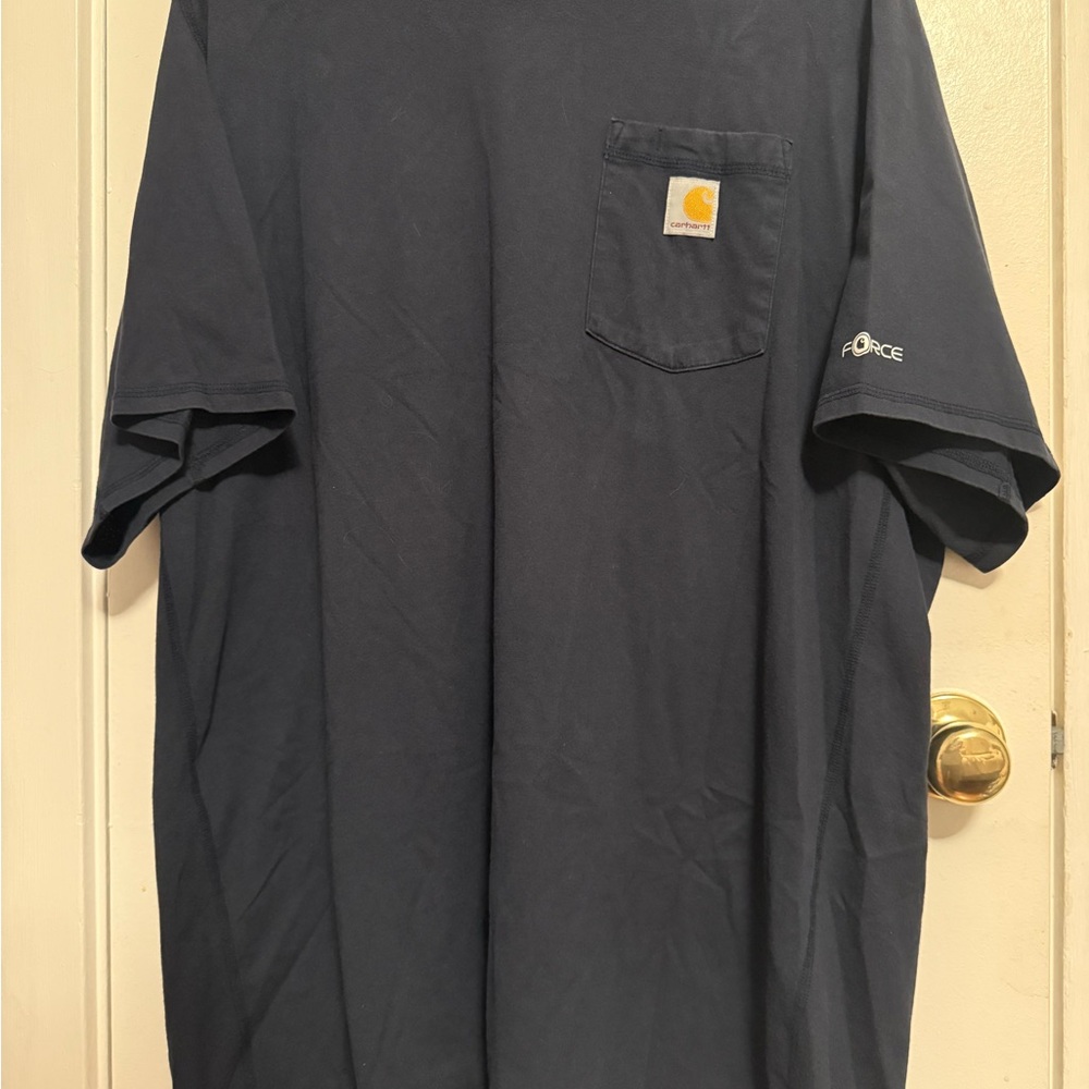 Carhartt Men's Dark‎ Blue Short Sleeve Tee